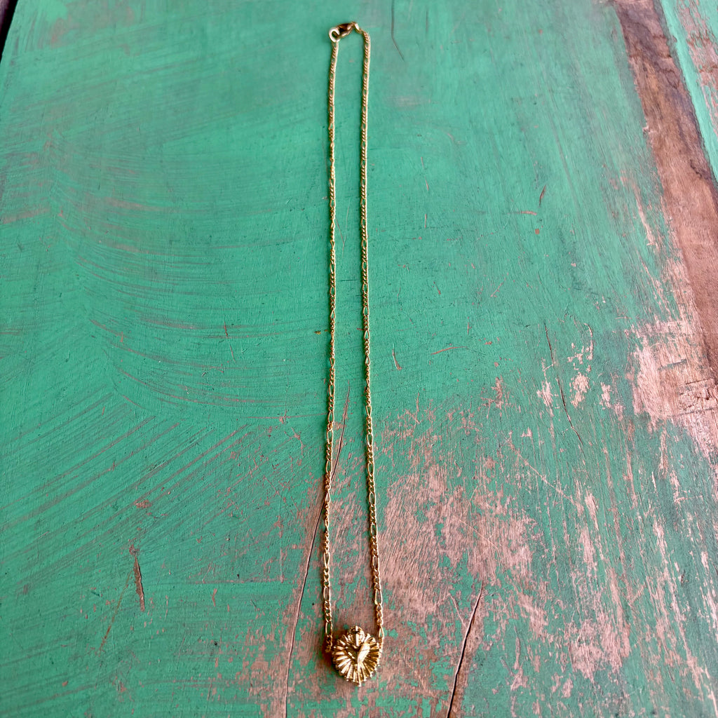 Slider Sacred Heart of Jesus Necklace