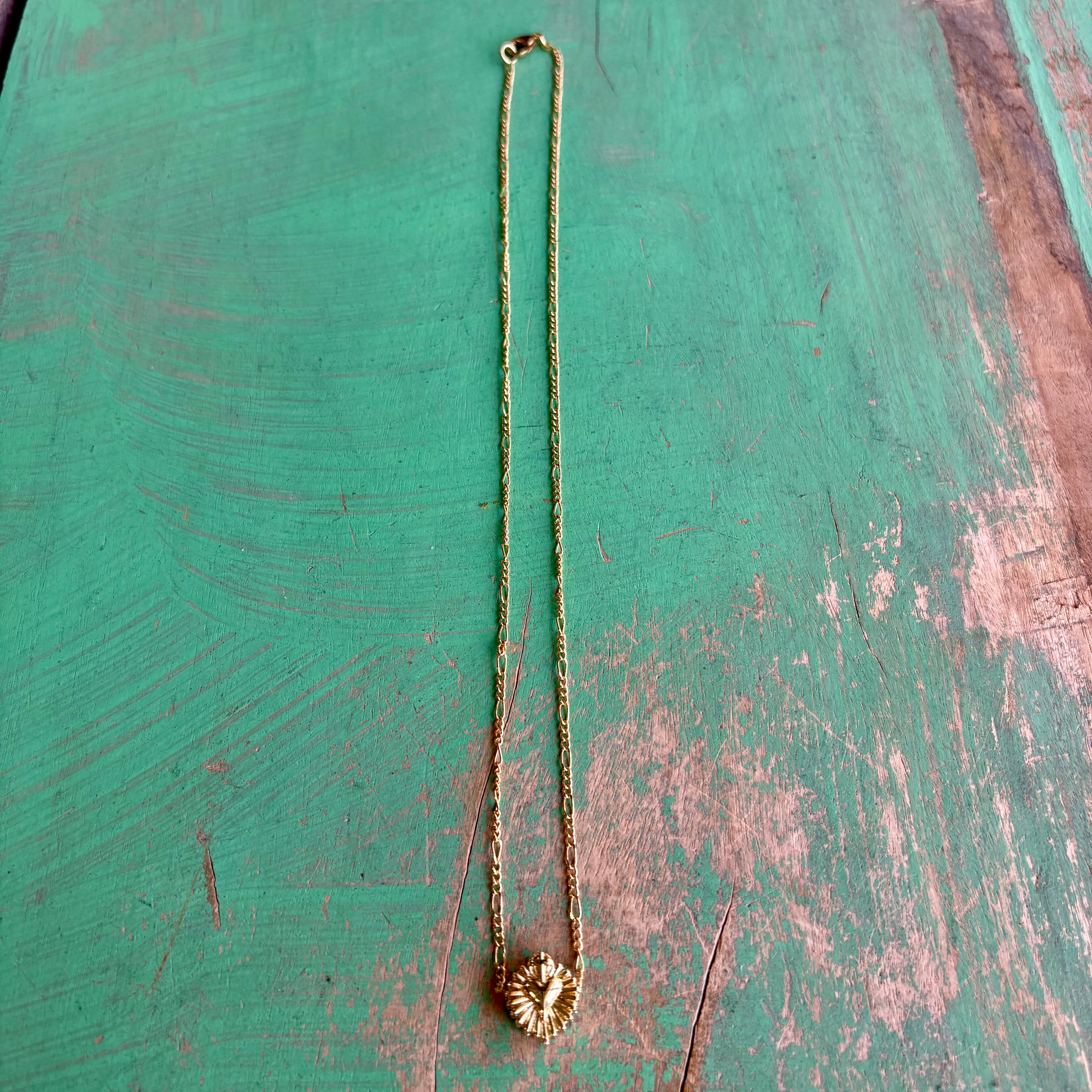 Slider Sacred Heart of Jesus Necklace