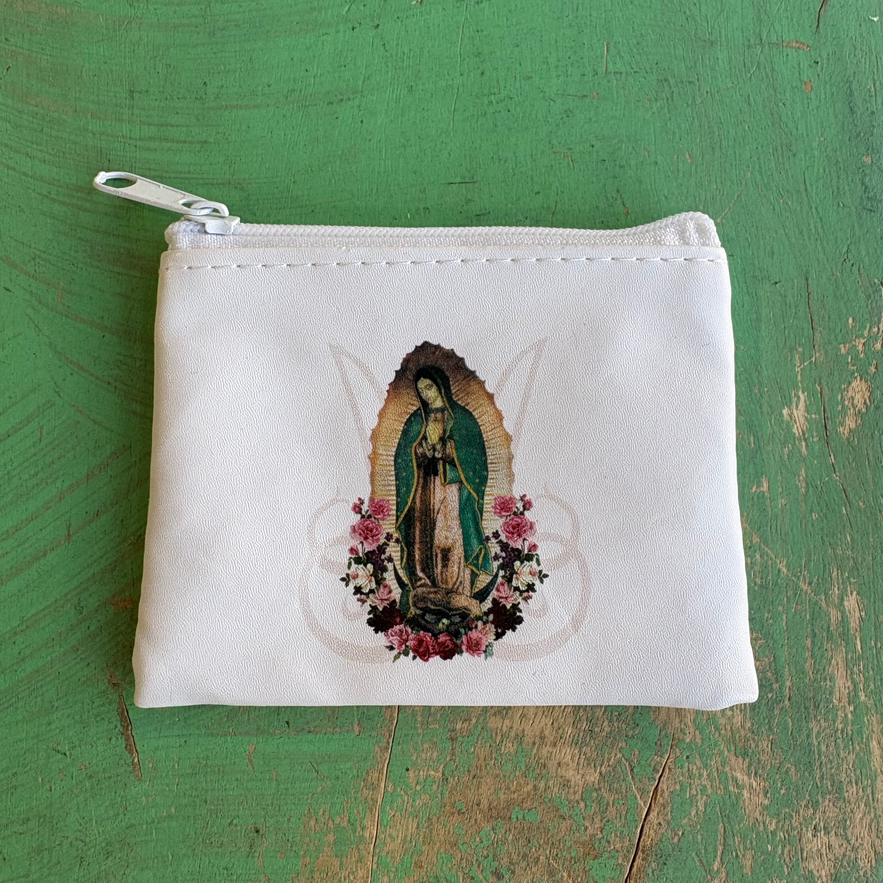 Our Lady of Guadalupe Zip Rosary Pouch
