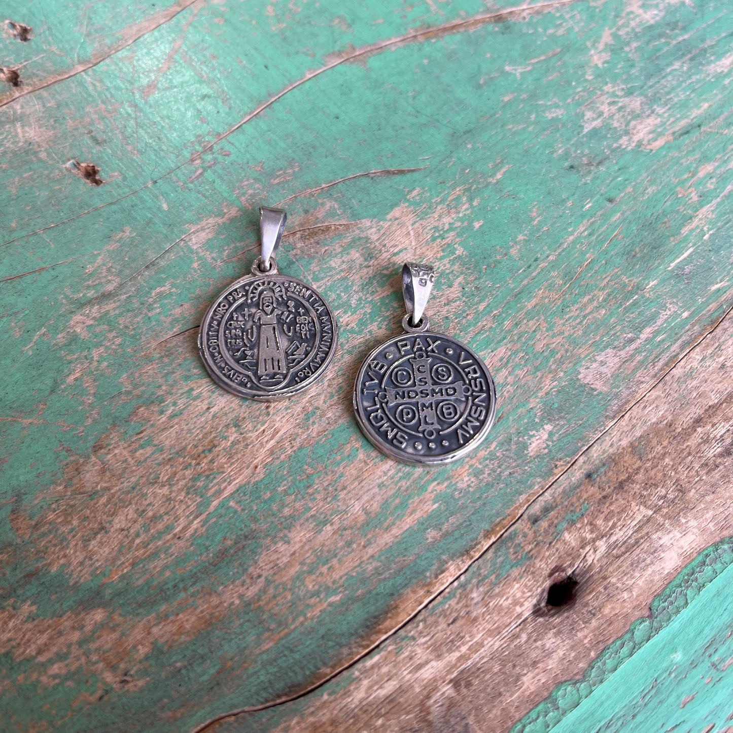 Sterling Silver St Benedict Medallions