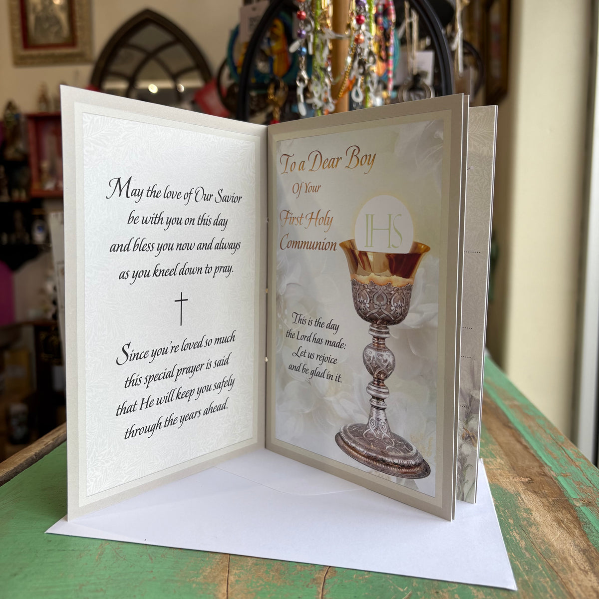 First Holy Communion Keepsake Certificate Card – Girls and Boys