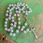 Glass Pearl Rosary