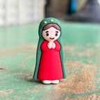 Miniature Our Lady of Guadalupe Silicone Figurine