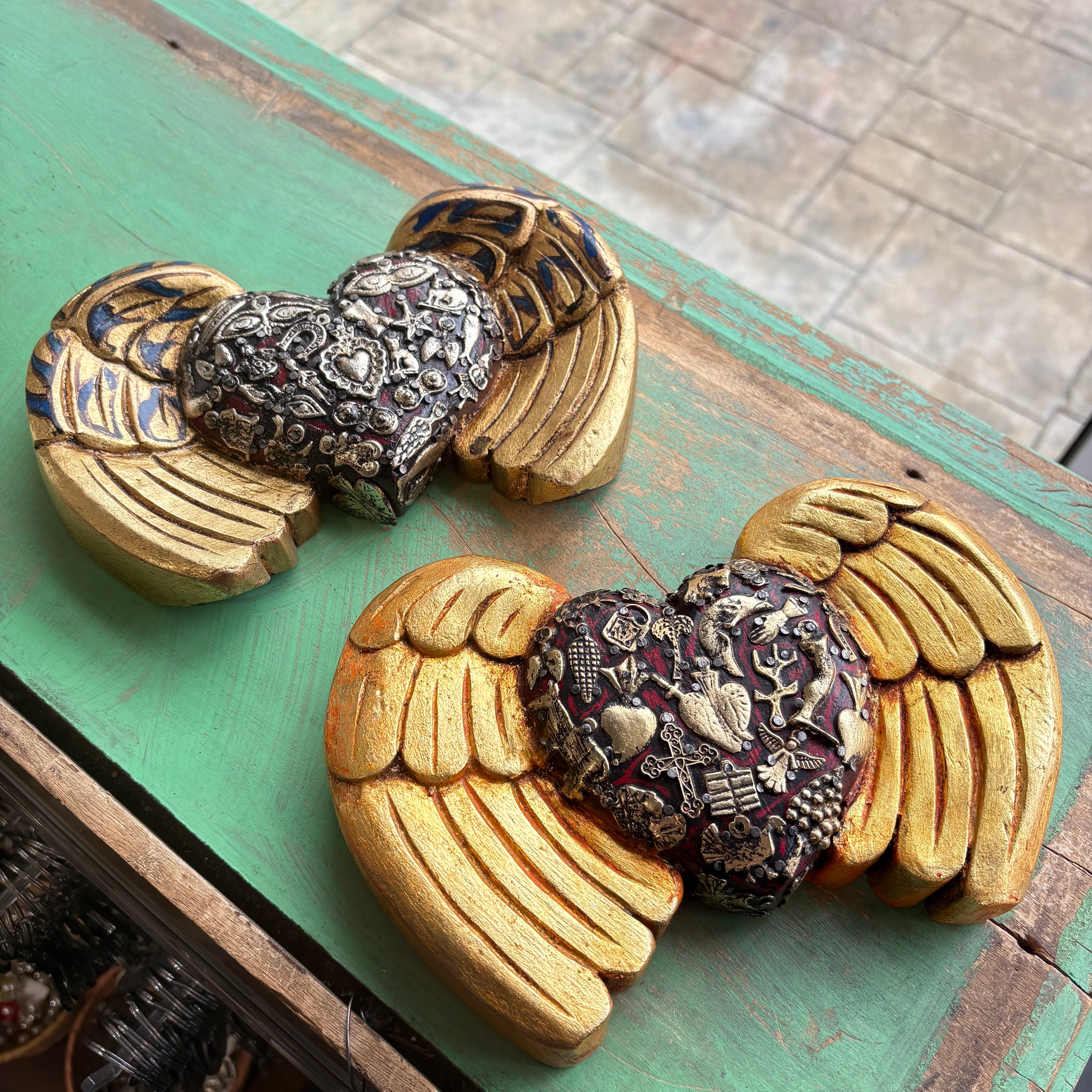 Milagros Rounded Wings Sacred Heart