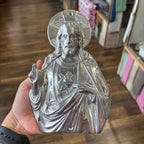 Pewter Sacred Heart of Jesus Peace