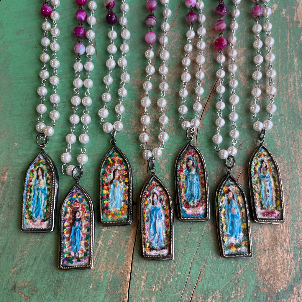 Lydia Pearl Art Necklace