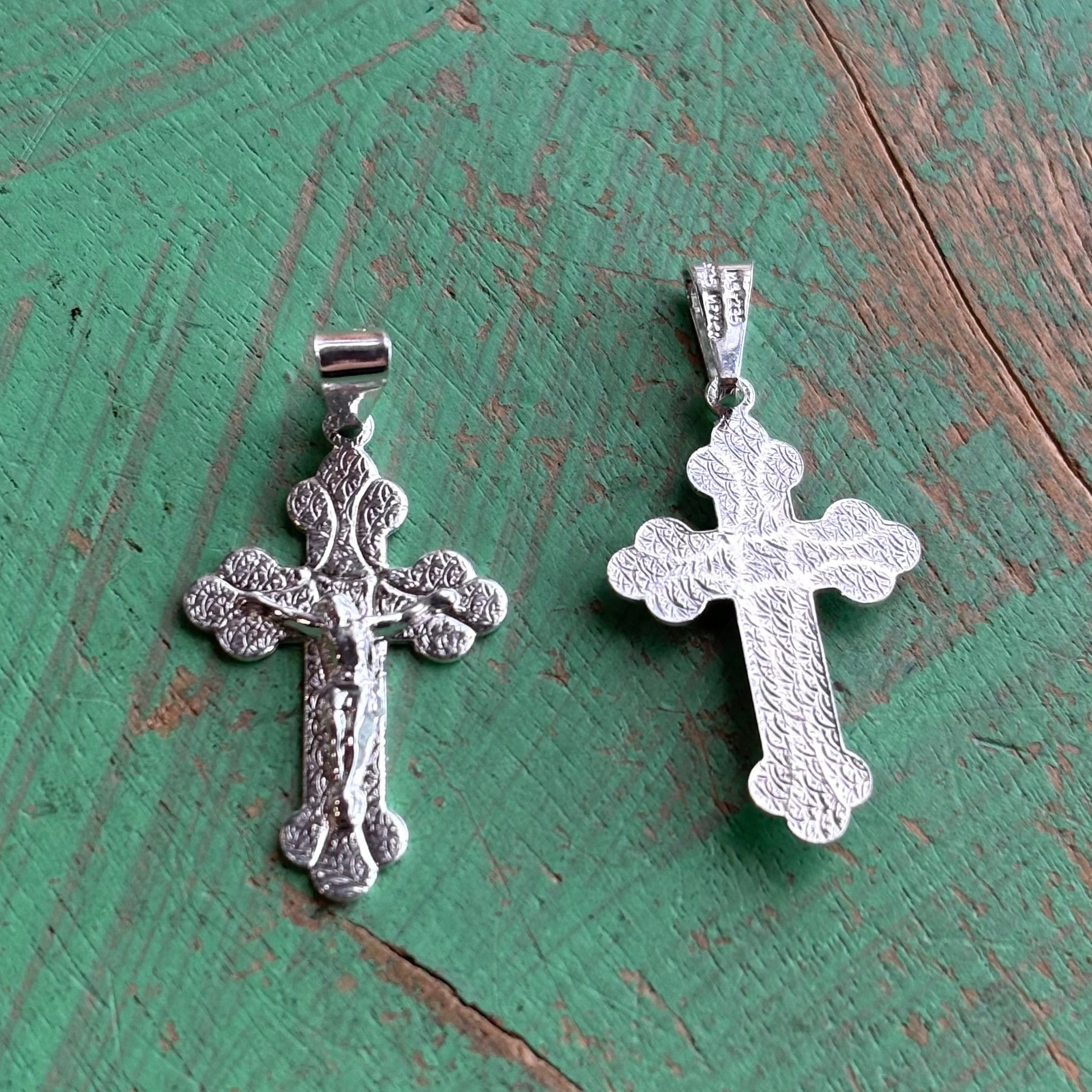 Sterling Silver 1" Crucifix
