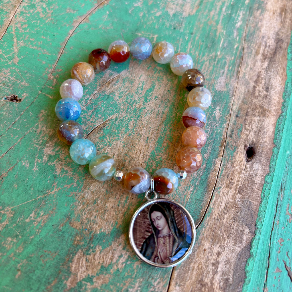 Round OLG Agate Bracelet