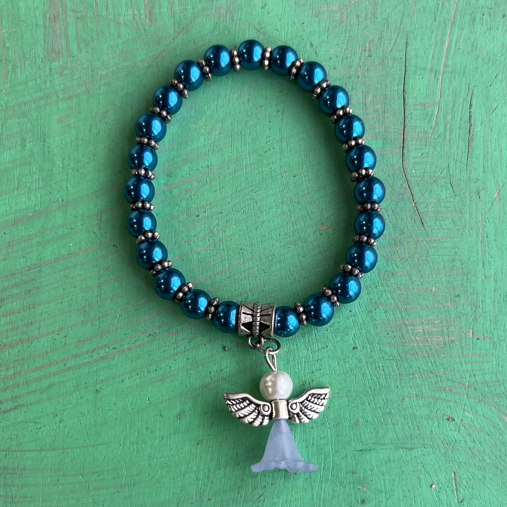 Girl's Angel Pearl Bracelets