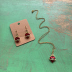 Red Enamel Sacred Heart Collection