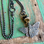 Virgin Mary Butterfly Necklace
