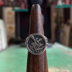 St Michael Stainless Steel Ring