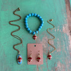 Red Enamel Sacred Heart Collection