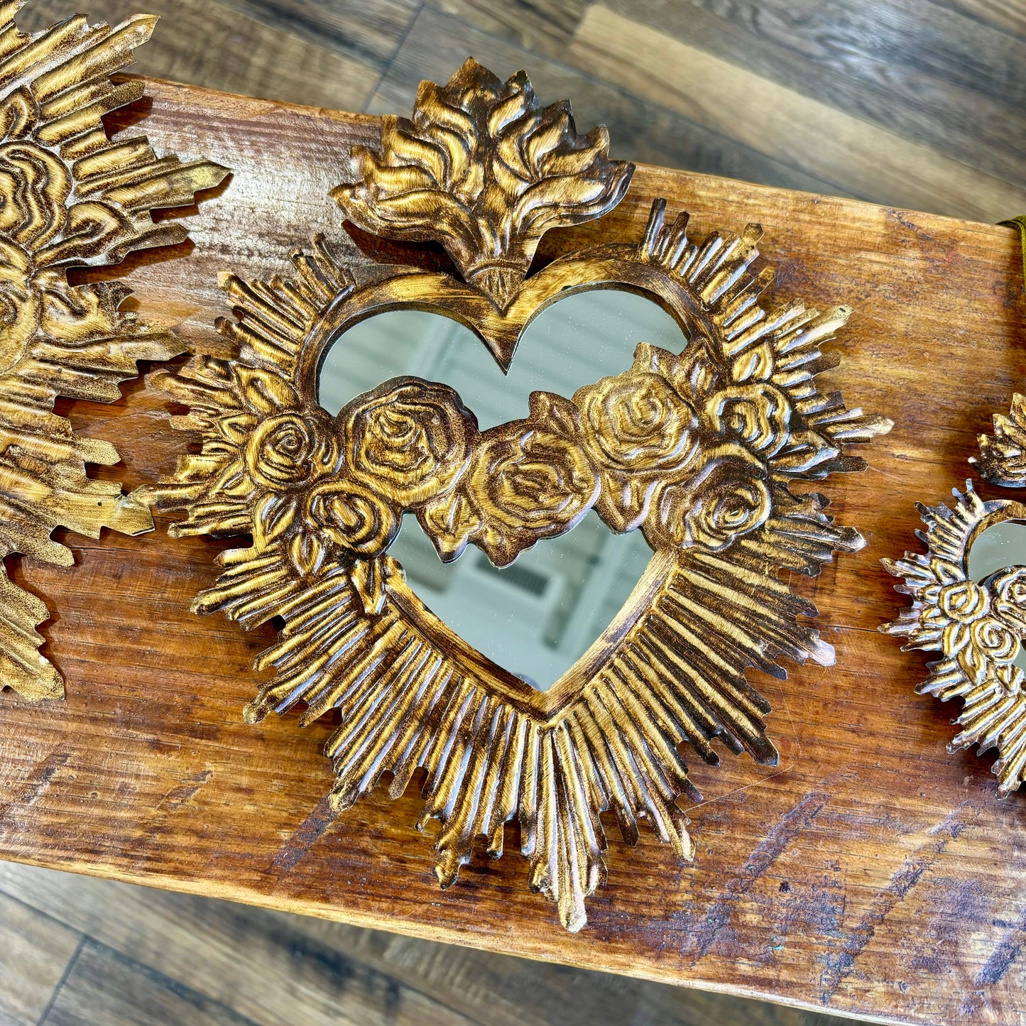 Tin Immaculate Heart of Mary Mirror