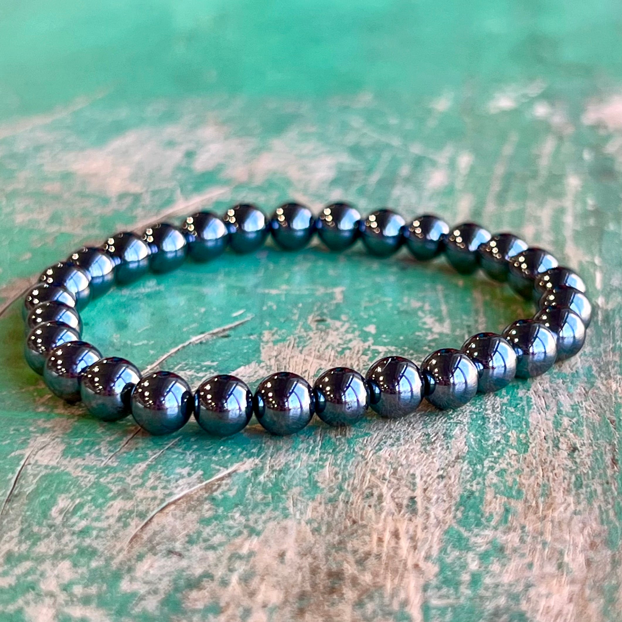 Silver, Gold or Terahertz Beaded Bracelets