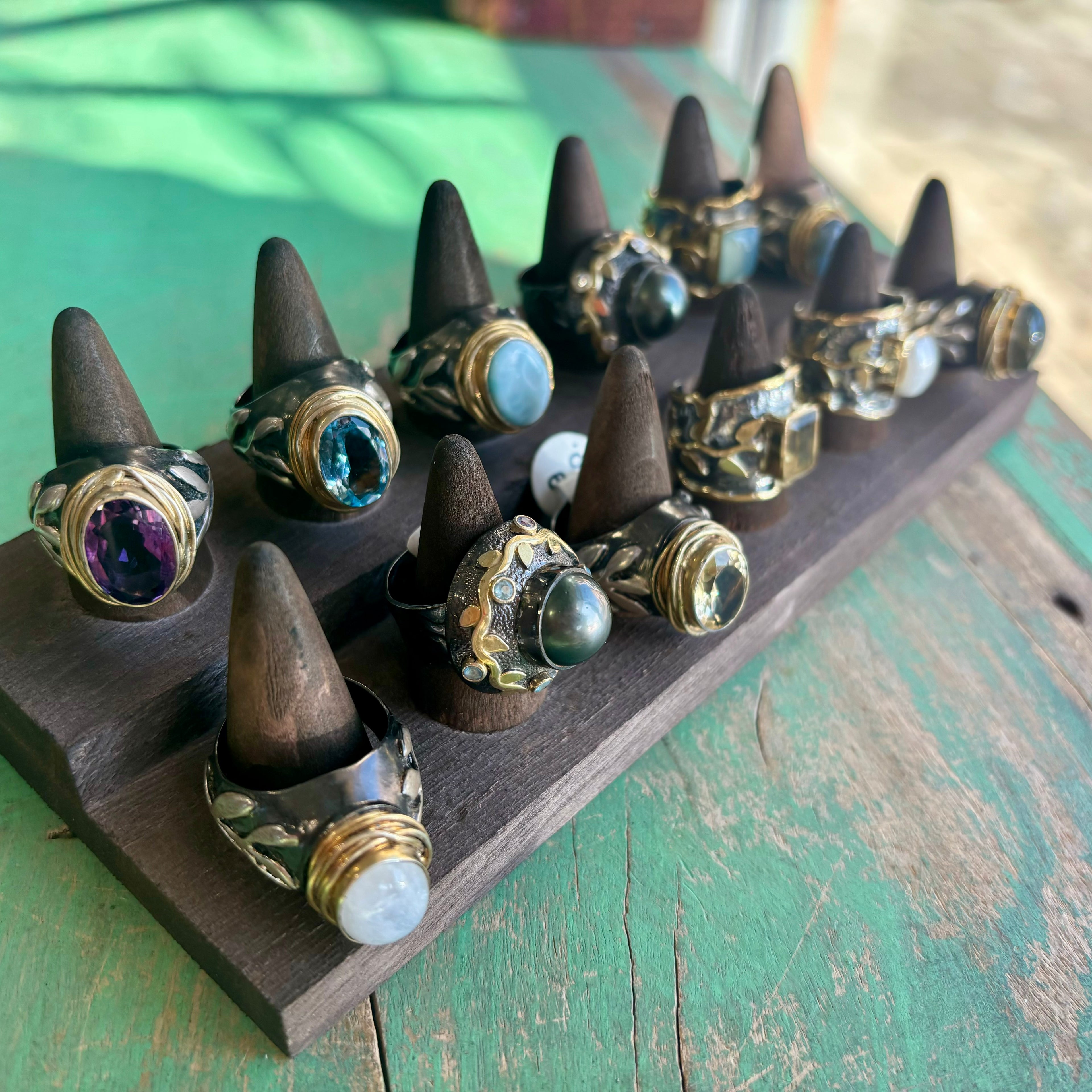 Stems And Gems Dome Ring