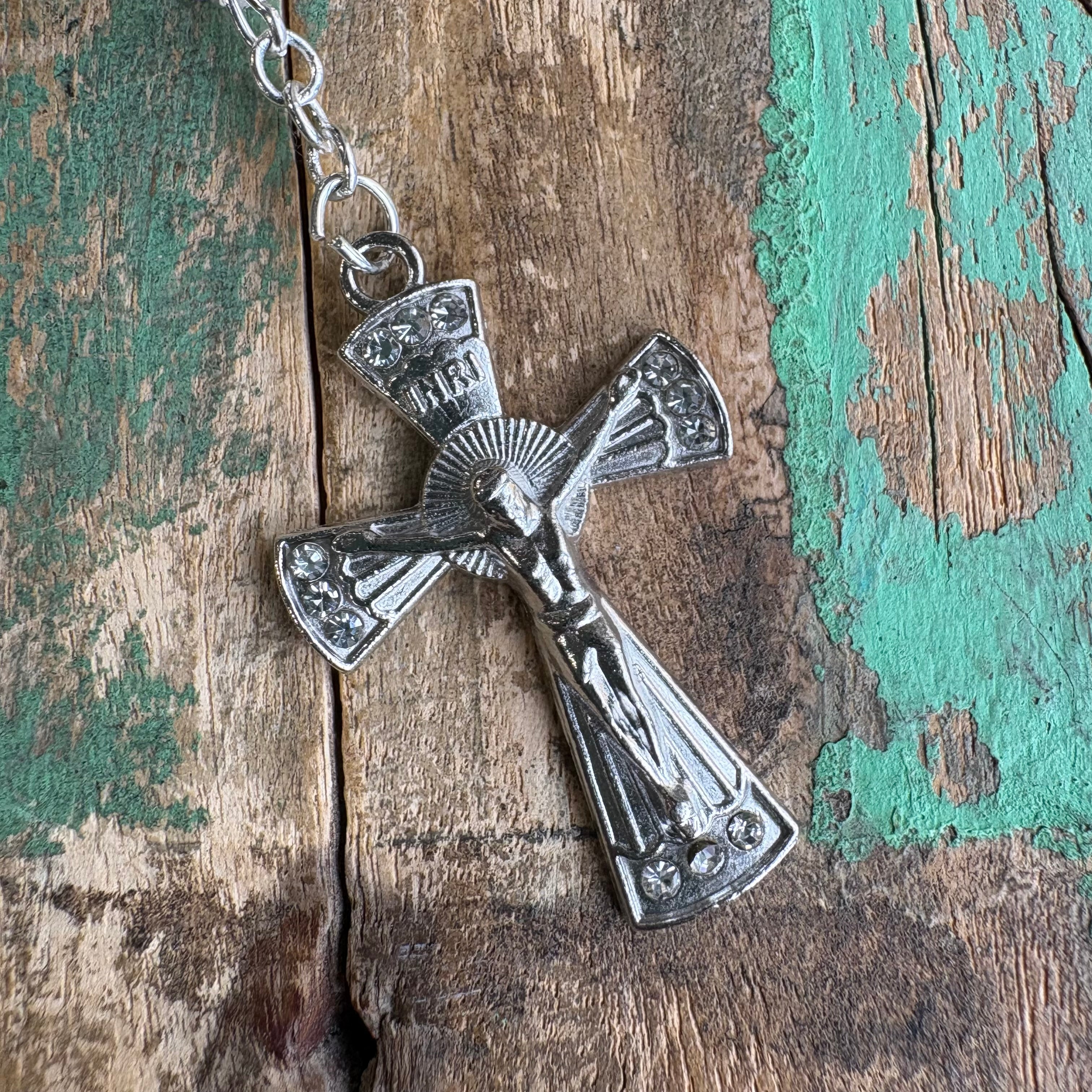 Miraculous Crystal Diamond Rosary