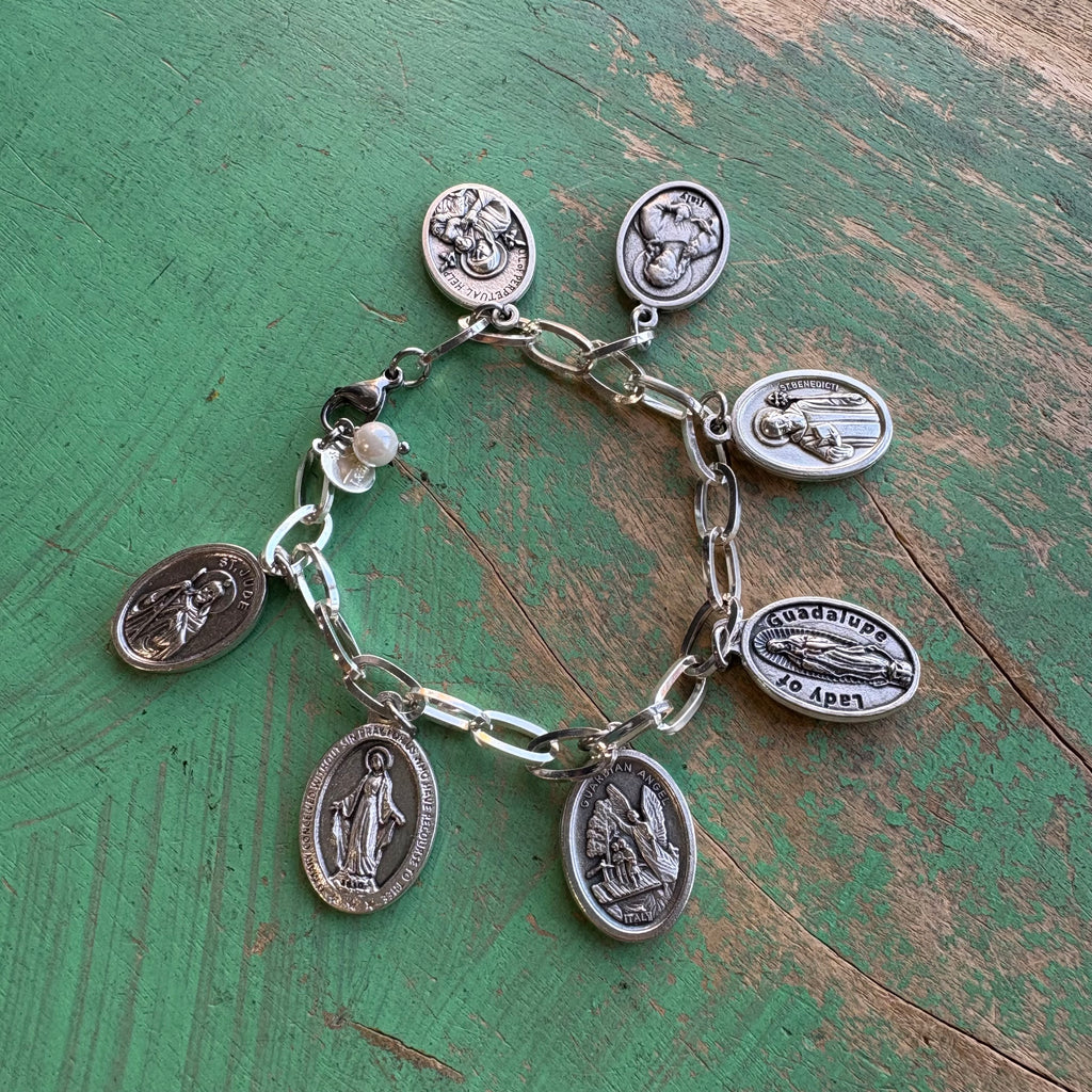 My Saints Charm Bracelet