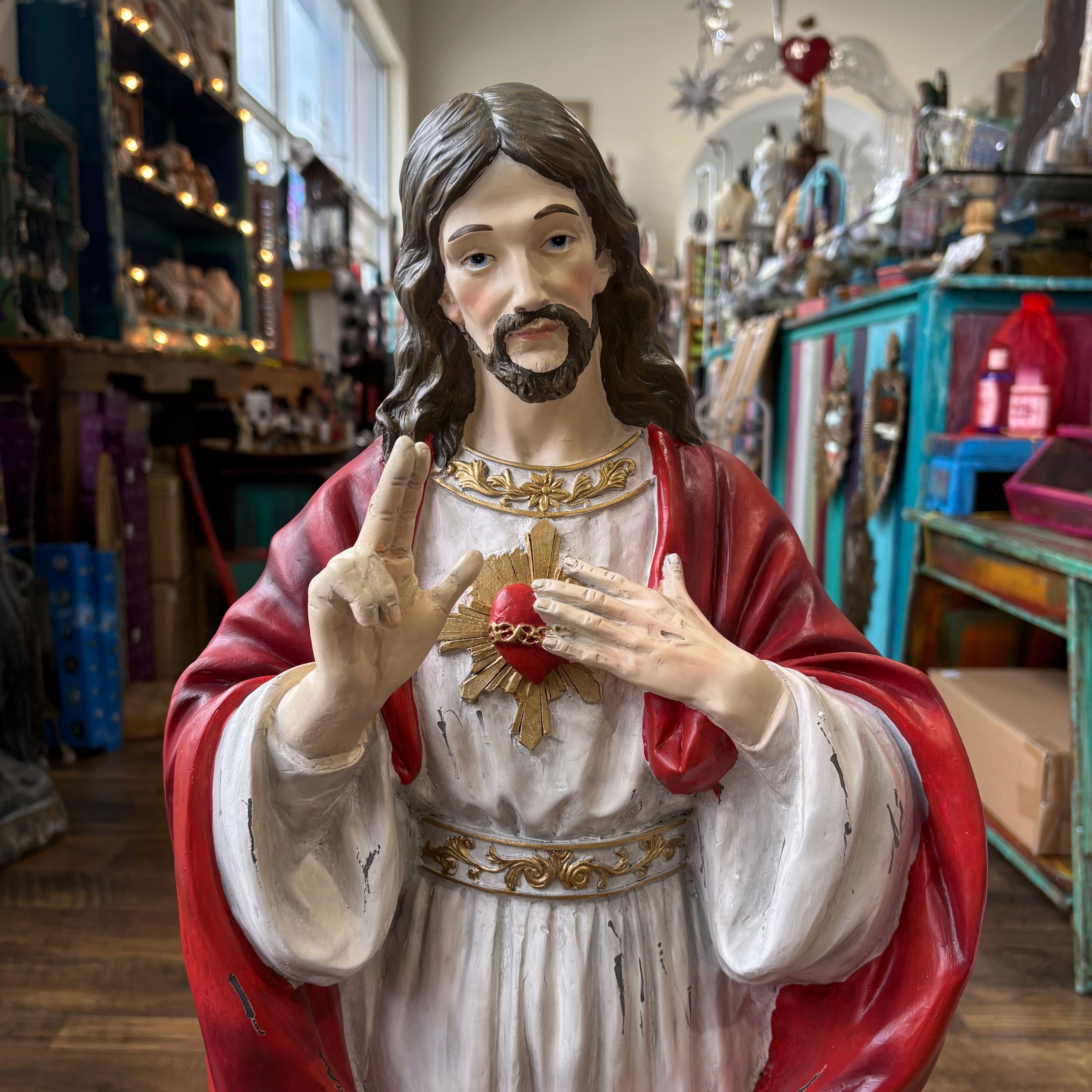 36" Sacred Heart of Jesus Statue