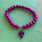 Dangle Cross Faith Bracelet