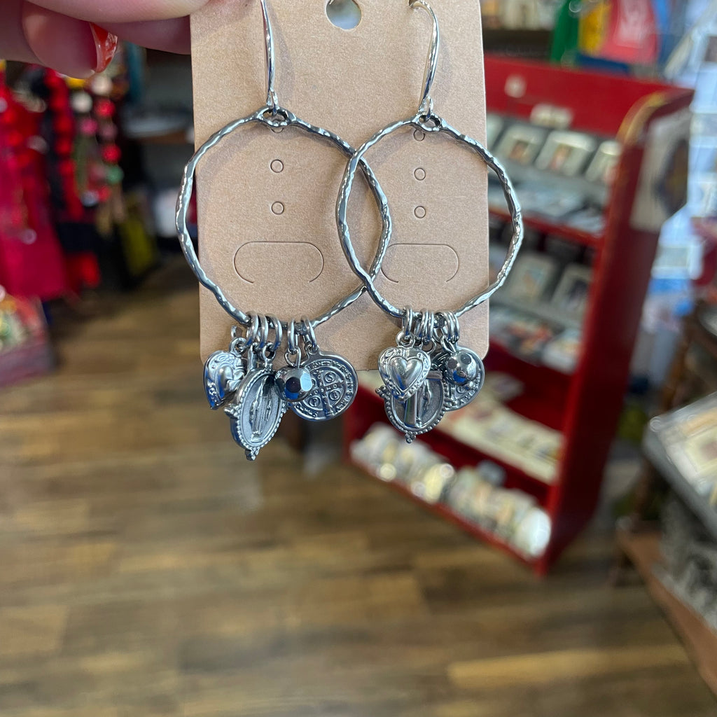 Ring of Medals Necklace and Earrings
