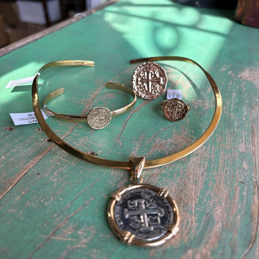 Gold Replica Treasure Coin Jewelry