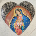 XL Hand Painted OLG Milagros Heart