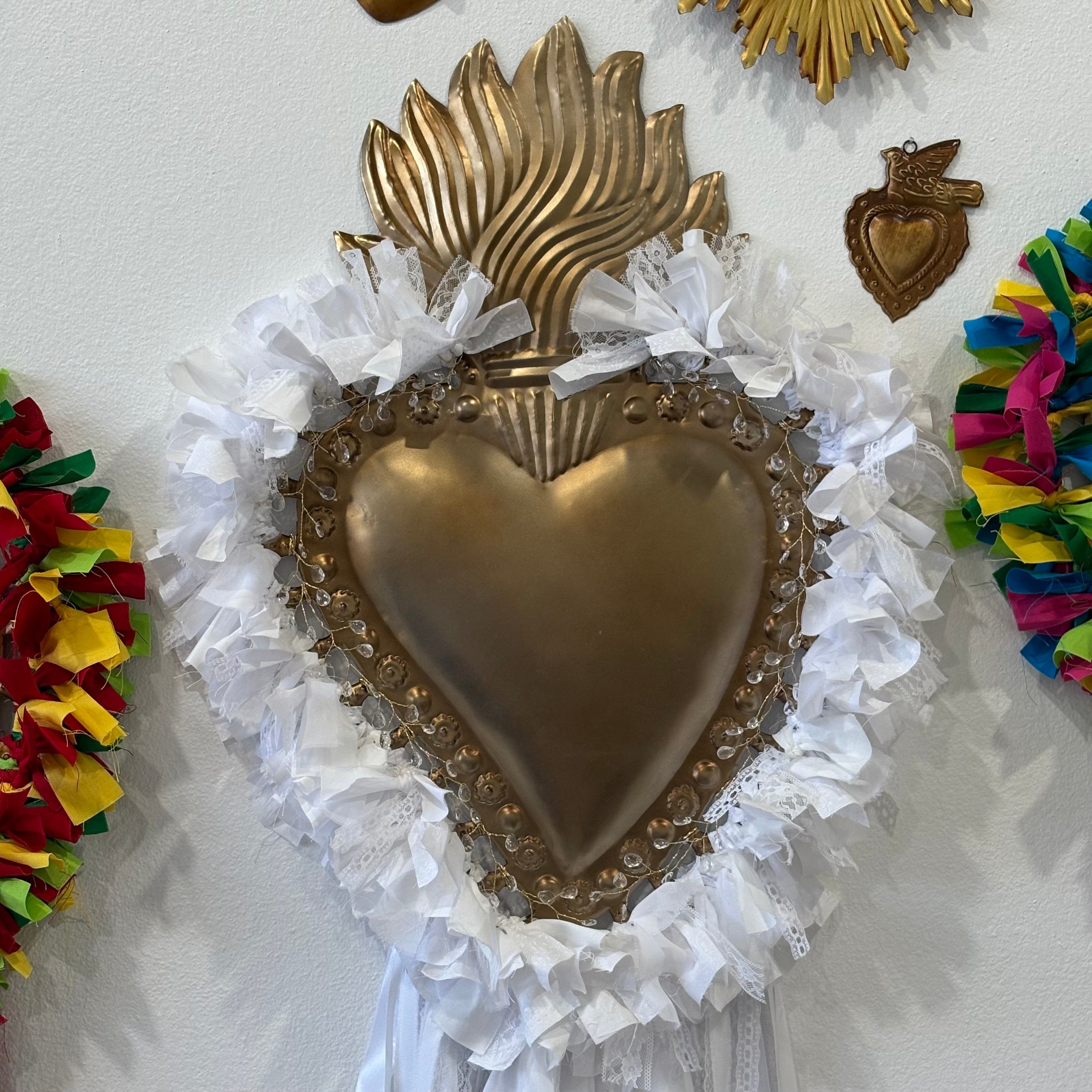 Bridal XL Sacred Heart Wreath