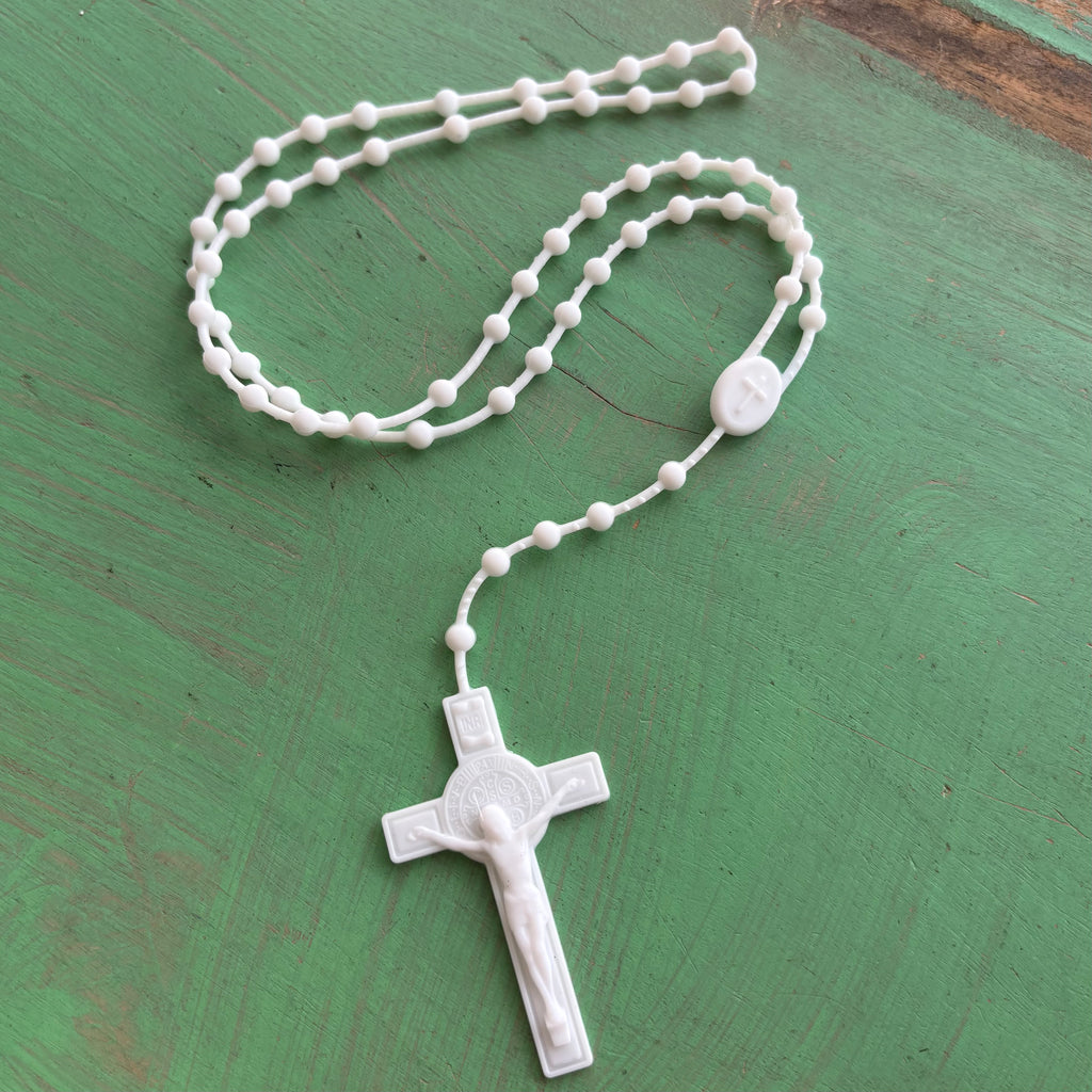 24” Colorful Silicone St. Benedict Rosary – Lightweight &amp; Durable