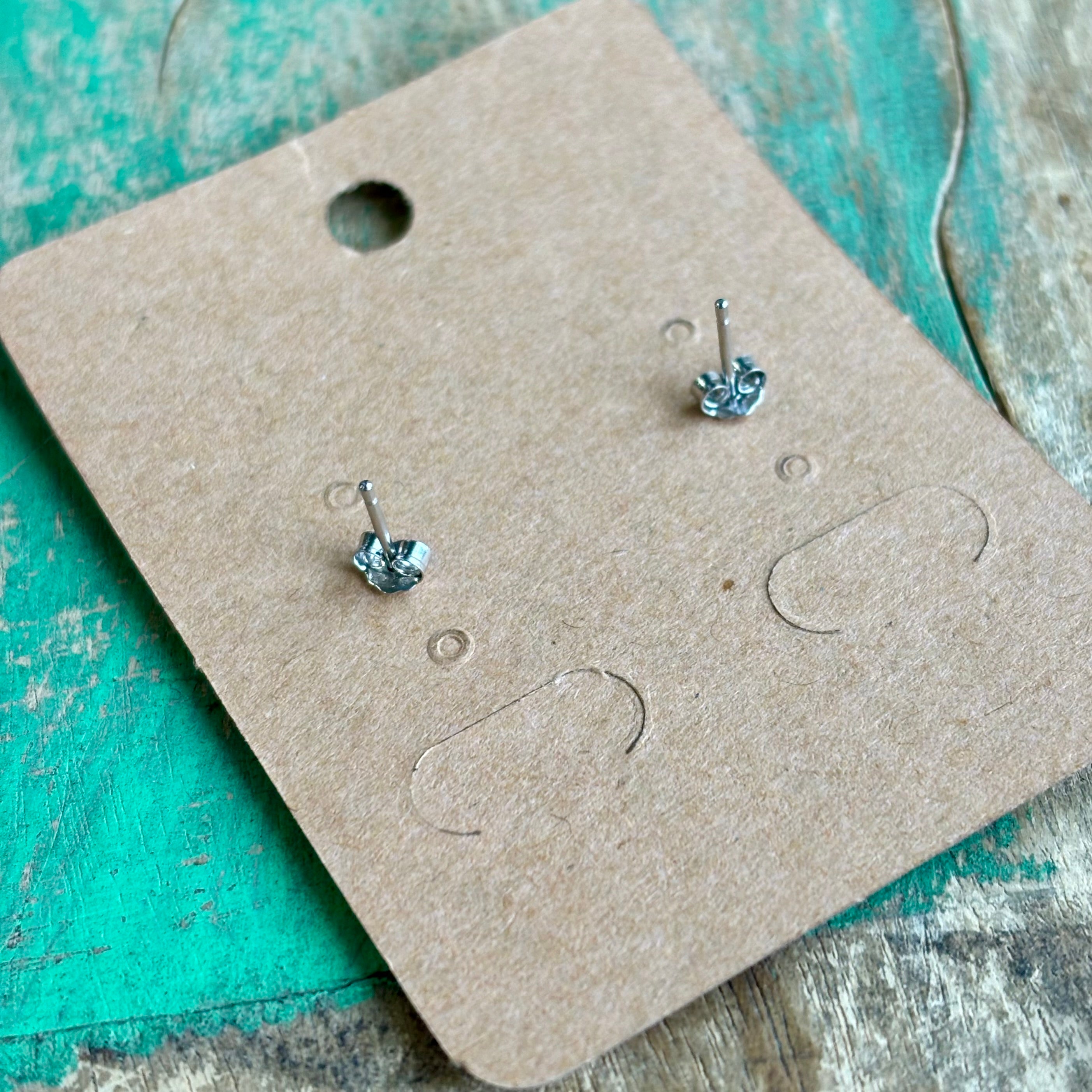 Sterling Silver CZ Butterfly Earrings