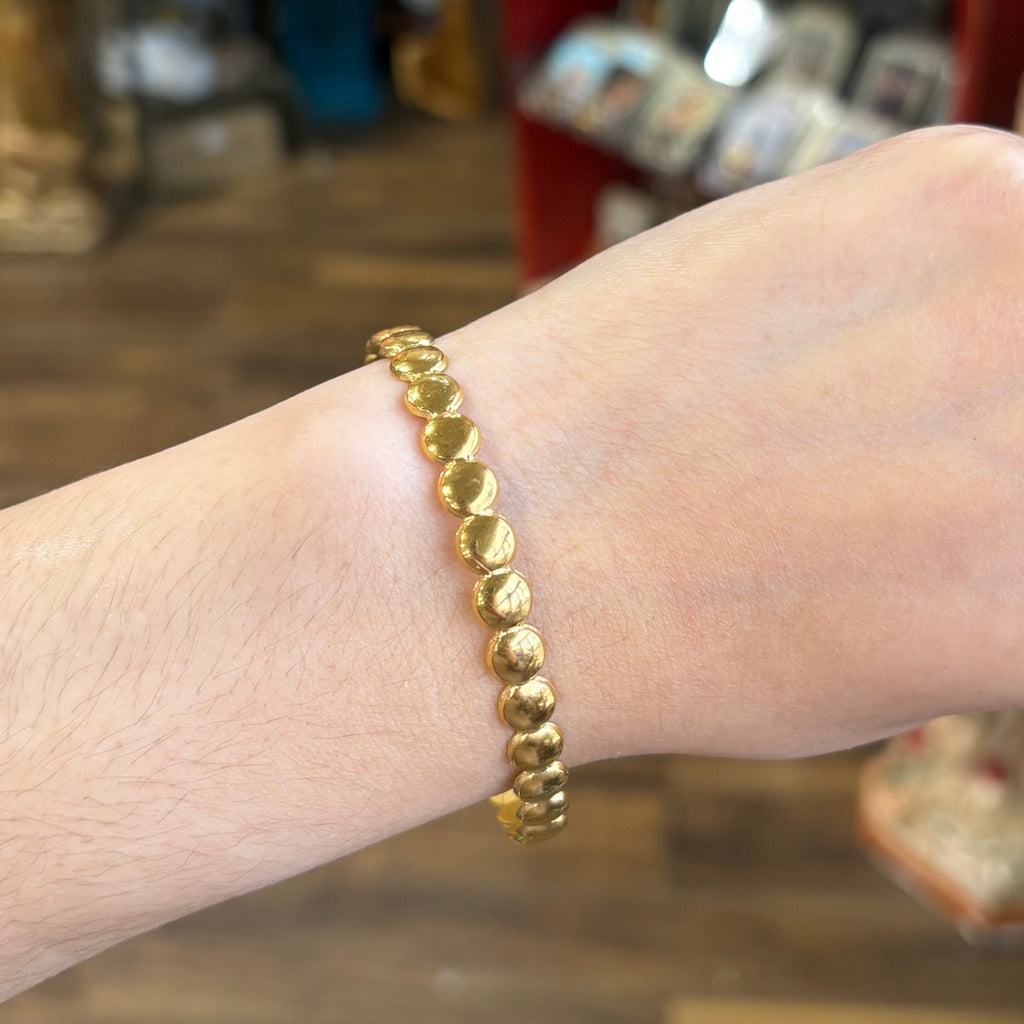 Gold Stainless Steel Cuff Bracelets