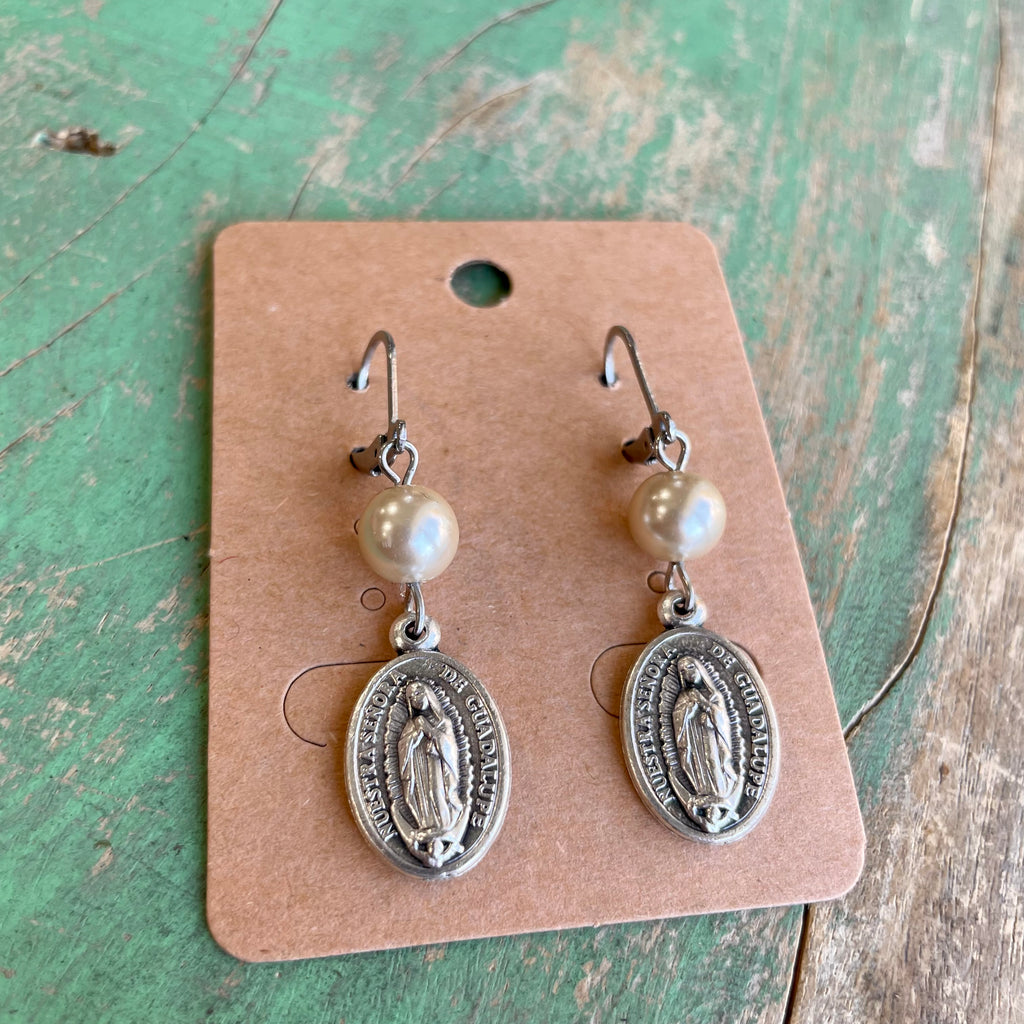 Long Pearl OLG Necklace or Earrings