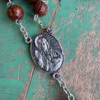 St. Christopher Coco Bead Rosary
