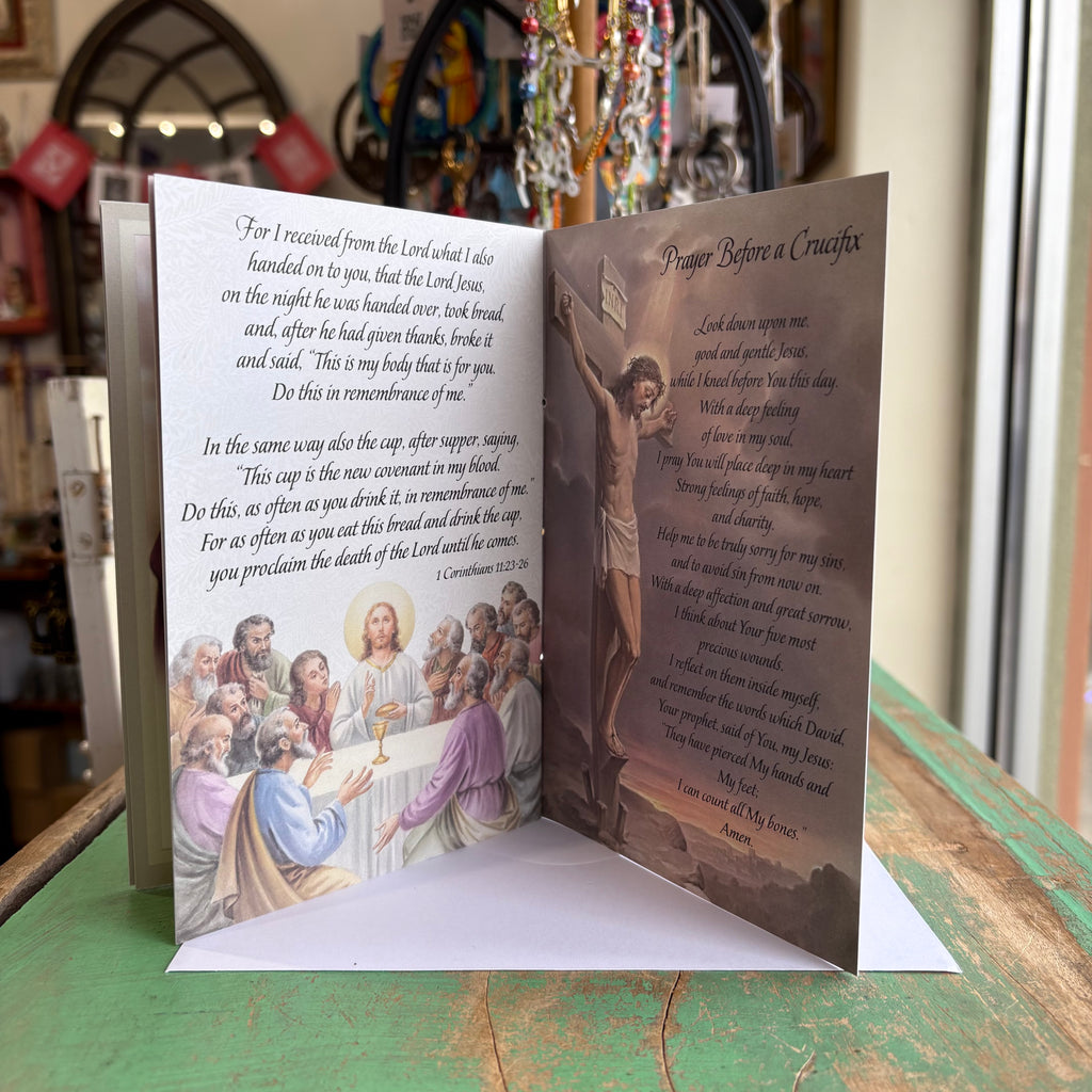 First Holy Communion Keepsake Certificate Card – Girls and Boys