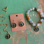 Mosaic Crucifix Bracelet, Earrings or Necklace
