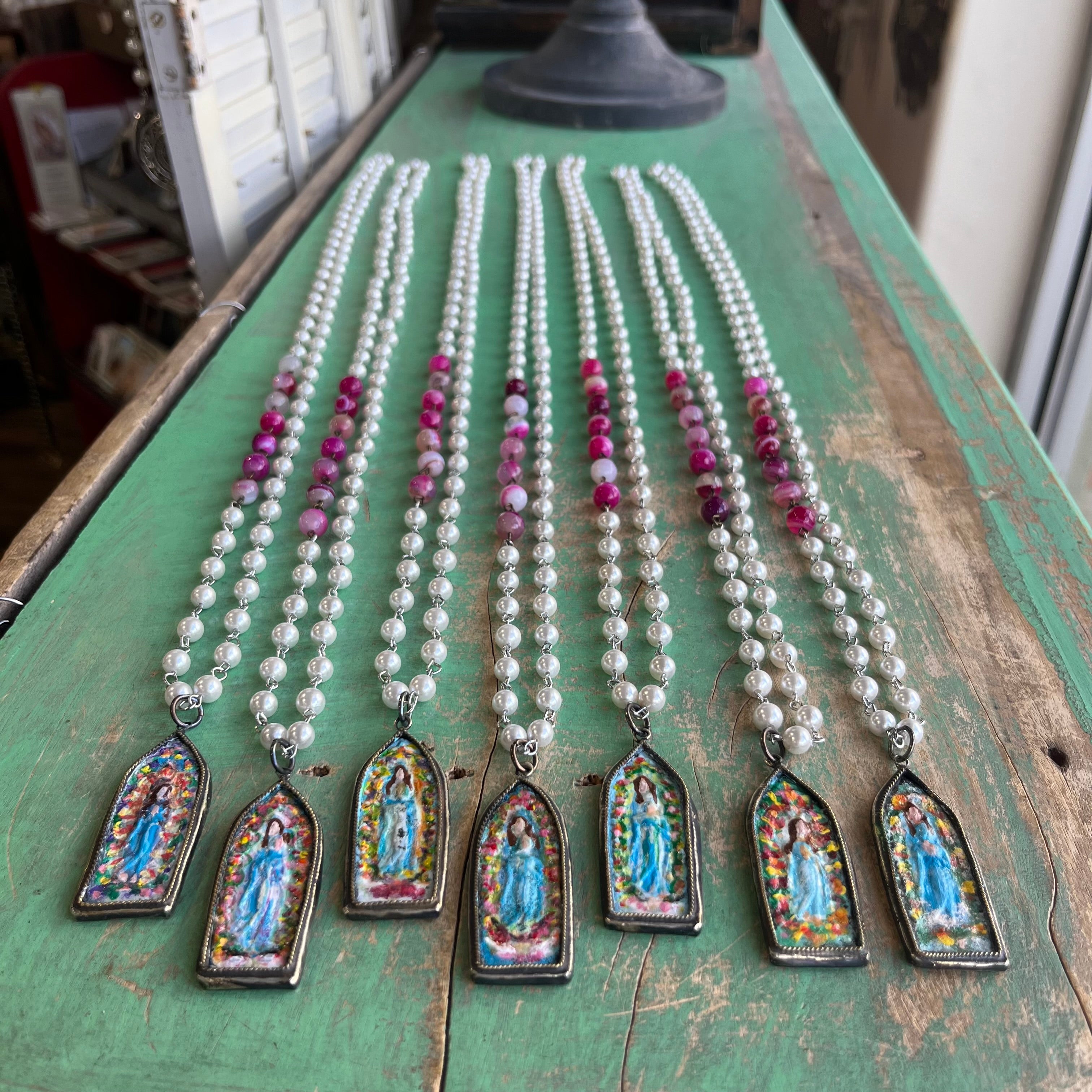 Lydia Pearl Art Necklace