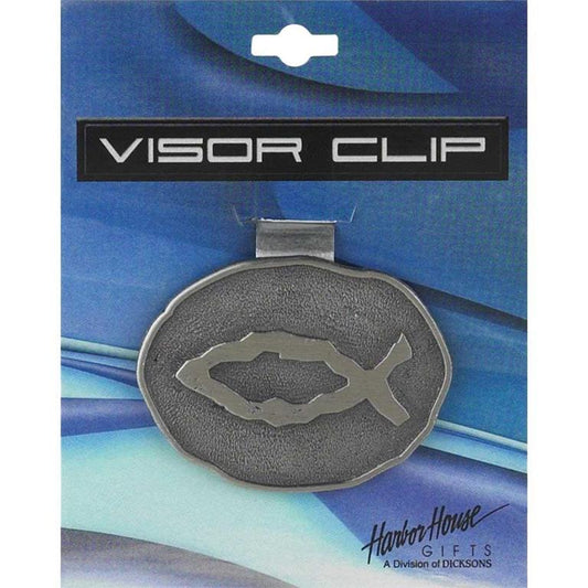Christian Symbol Fish Visor Clip