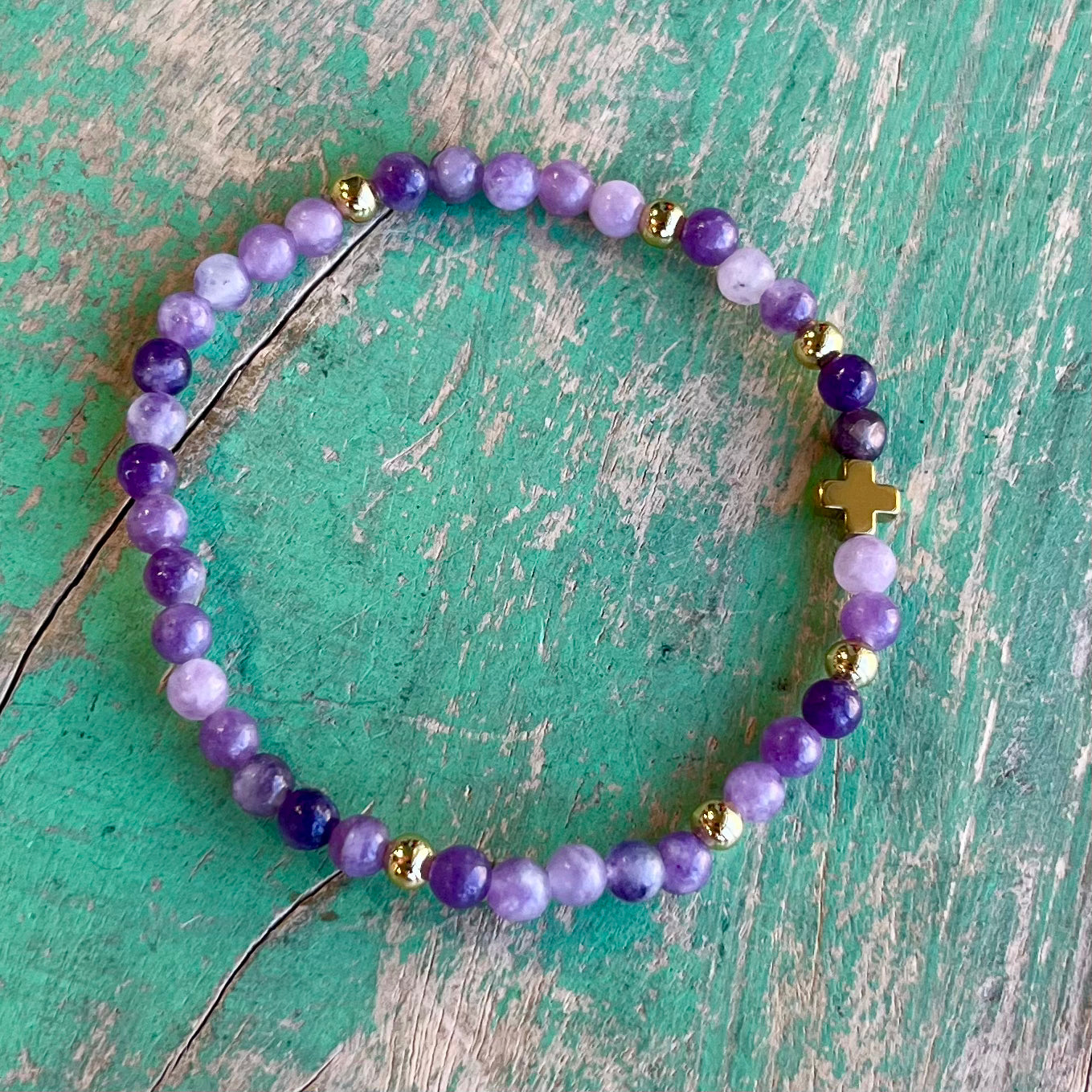 Lepidolite Faith Bracelet