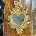 Discontinued Flower Wreath Sacred Heart Mirror