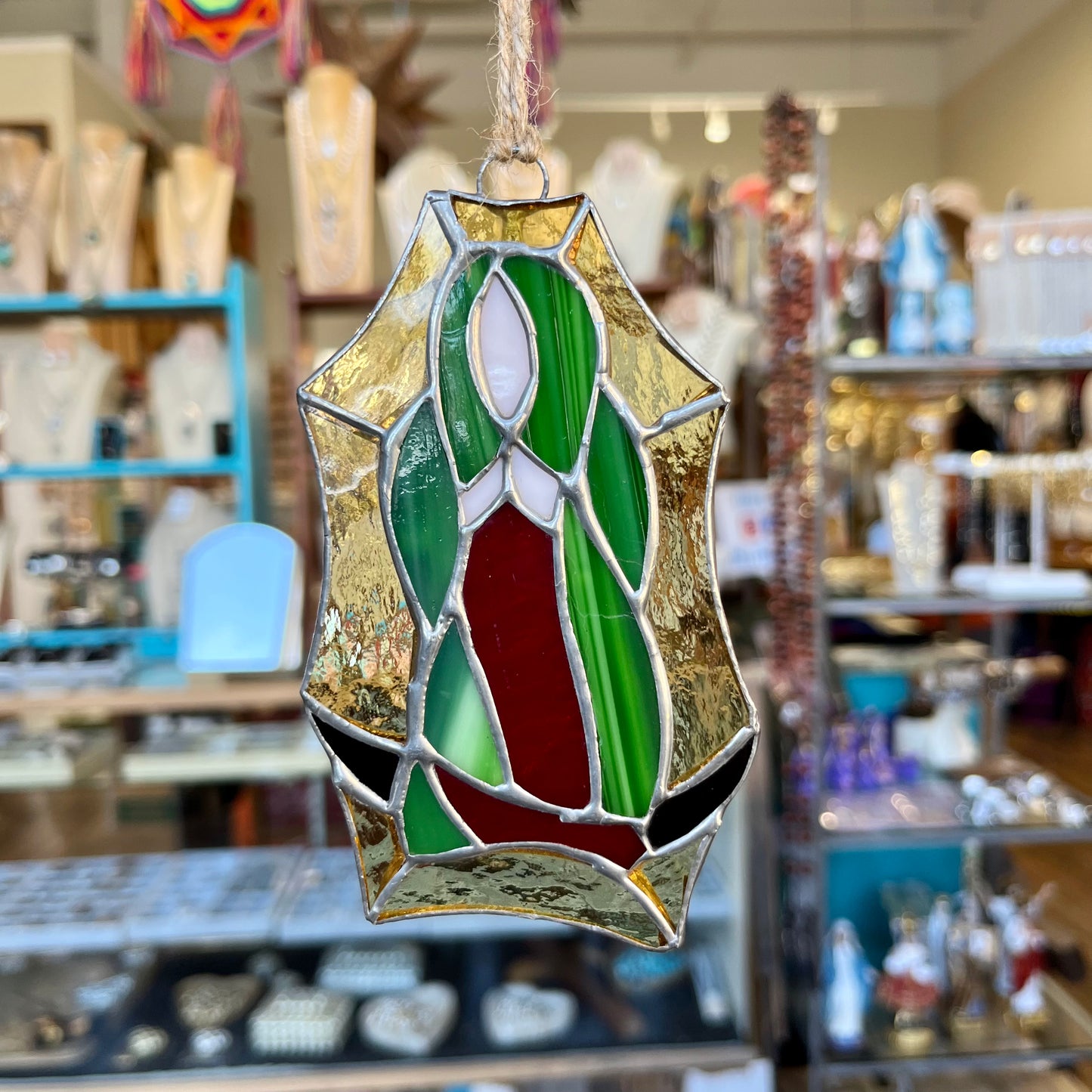 Our Lady of Guadalupe Stained Glass Ornament