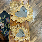 Discontinued Flower Wreath Sacred Heart Mirror