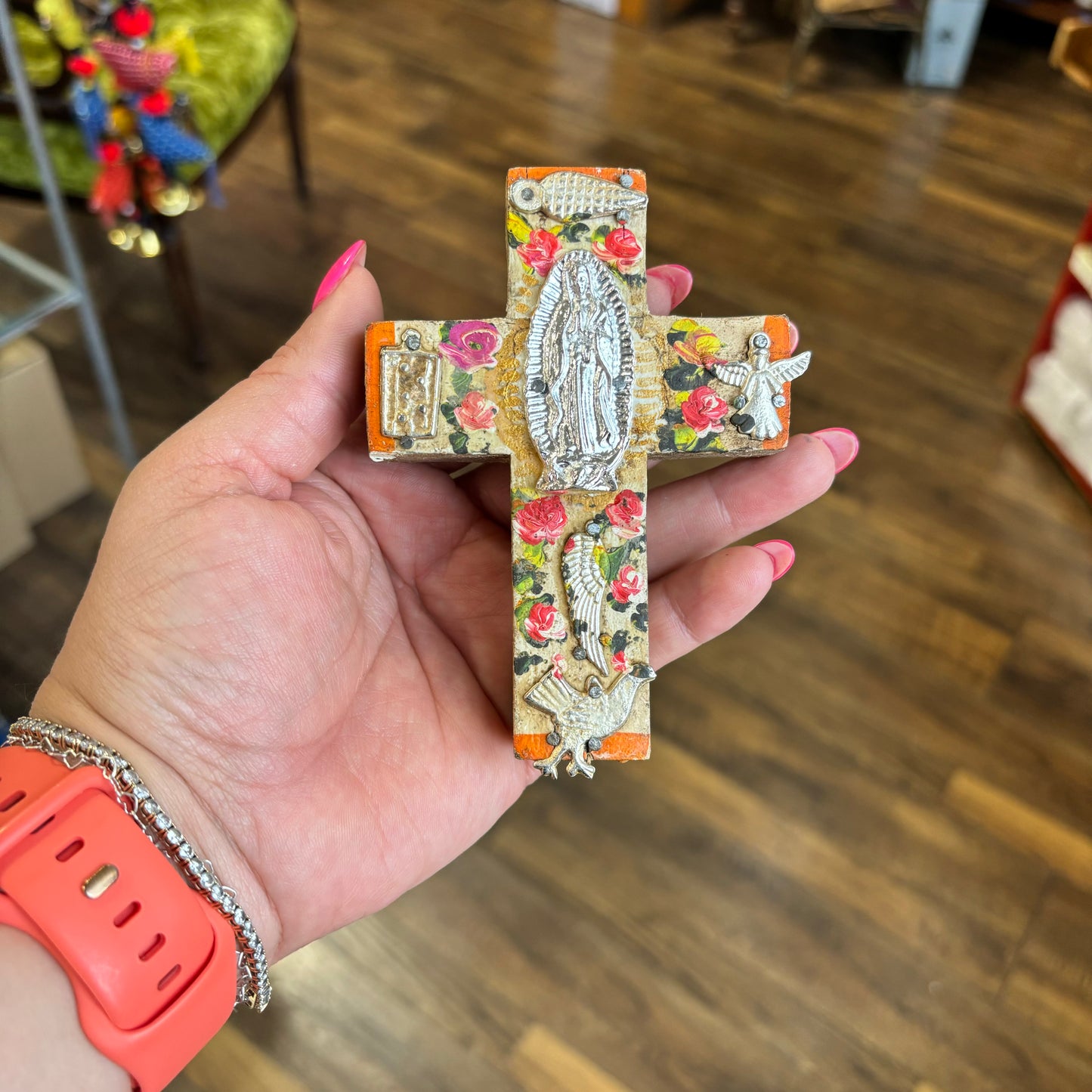Small Milagros OLG Cross