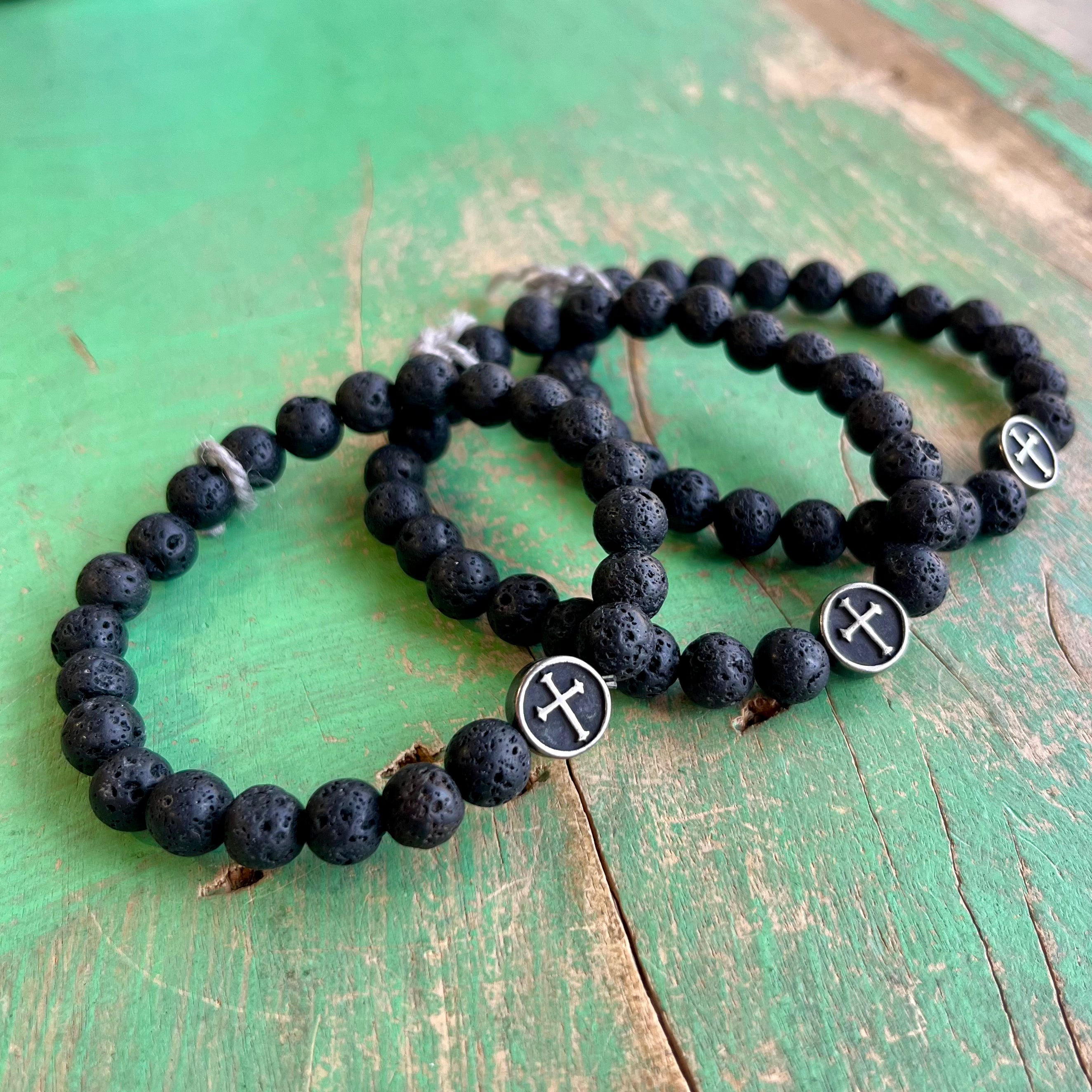 Men of Faith Cross Bracelet