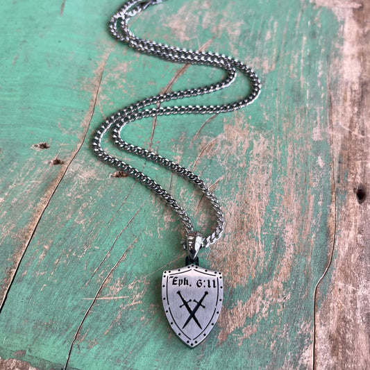 Shield Armor of God 24” Necklace