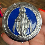 Metal Pyx Box - 2" With Sacred Images