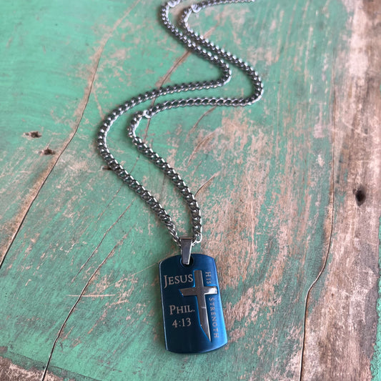 Guardian Blue 24" Necklace