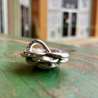Sterling Silver Rose Pendant Necklace