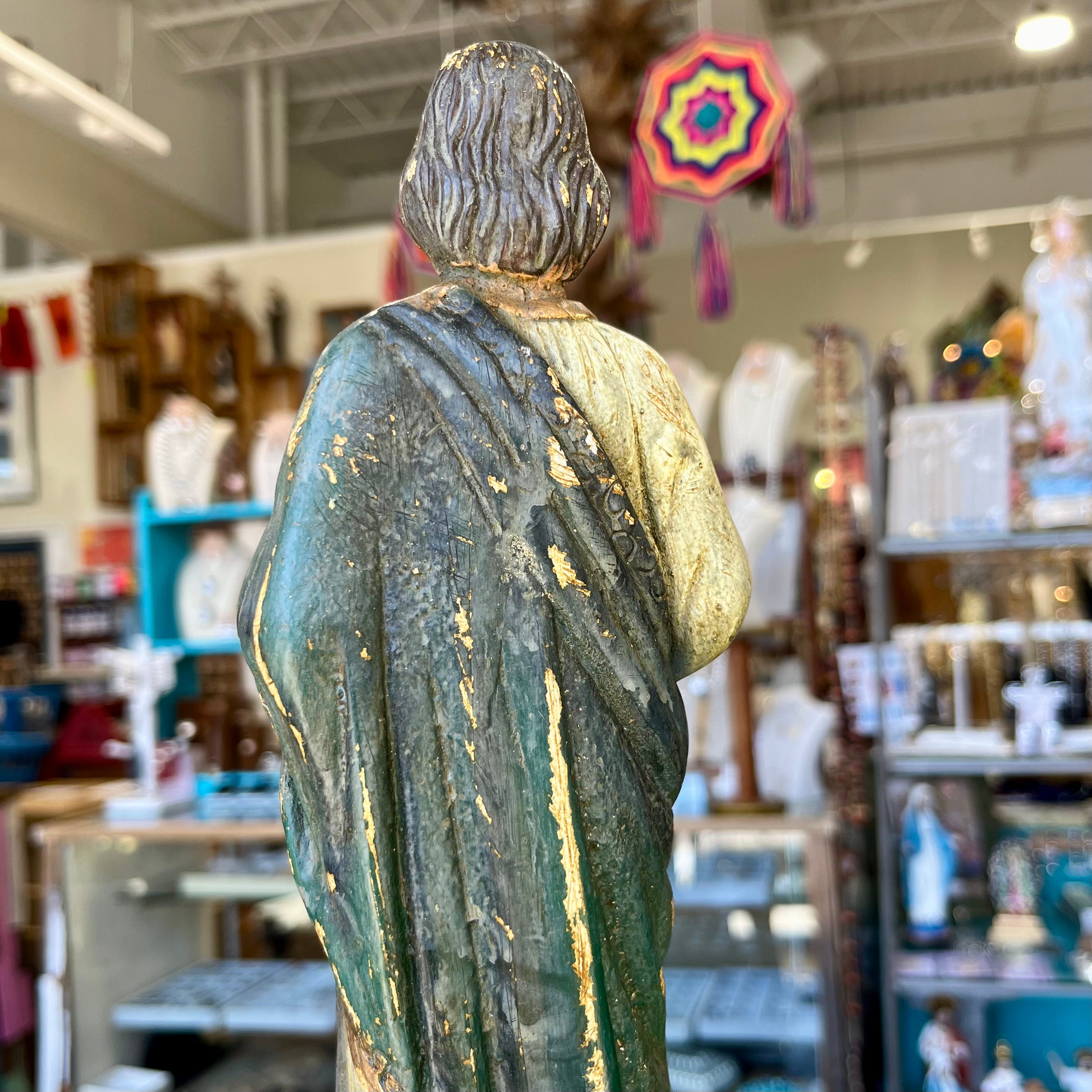 Distressed St Jude 11" Statue