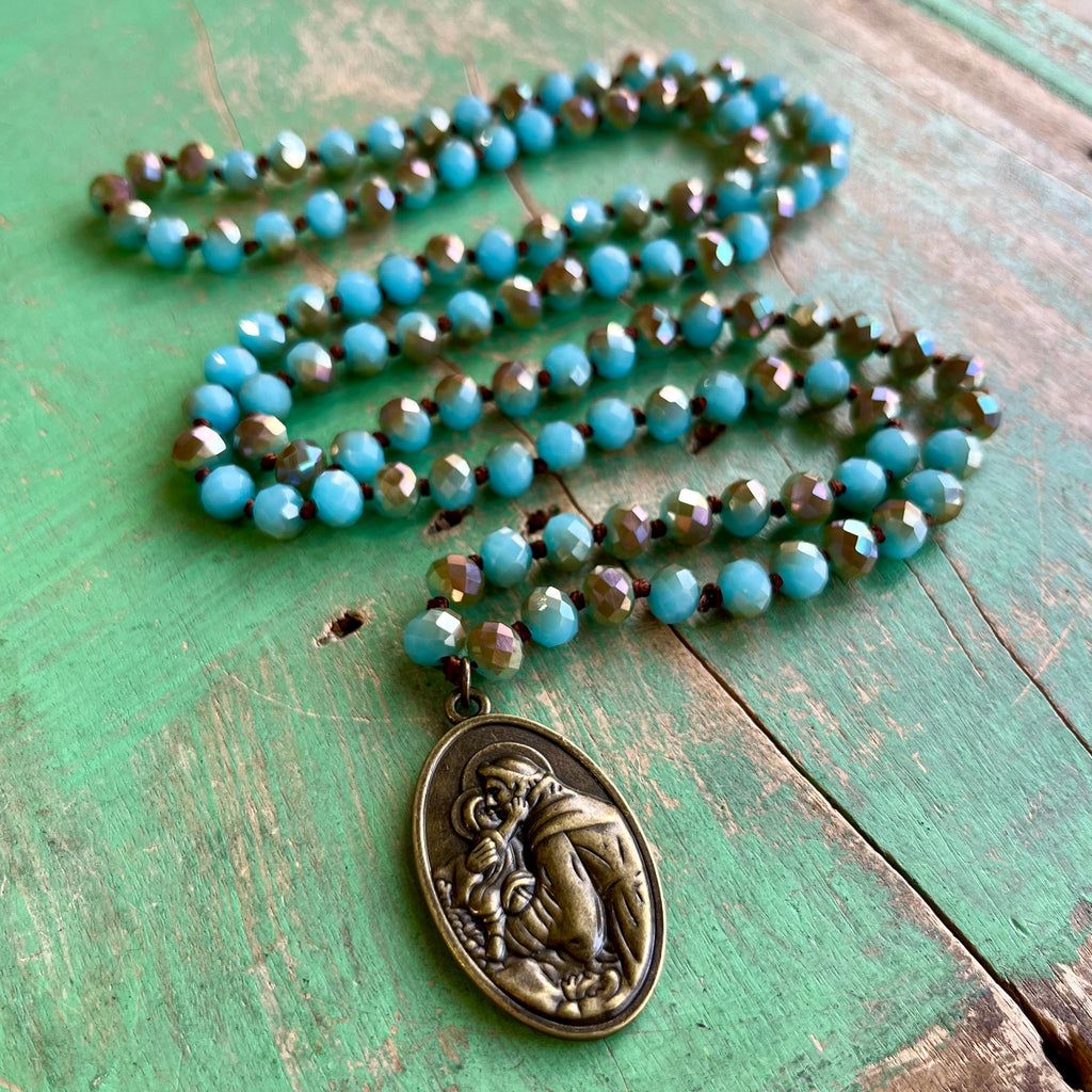 Long Crystal Faith Necklaces