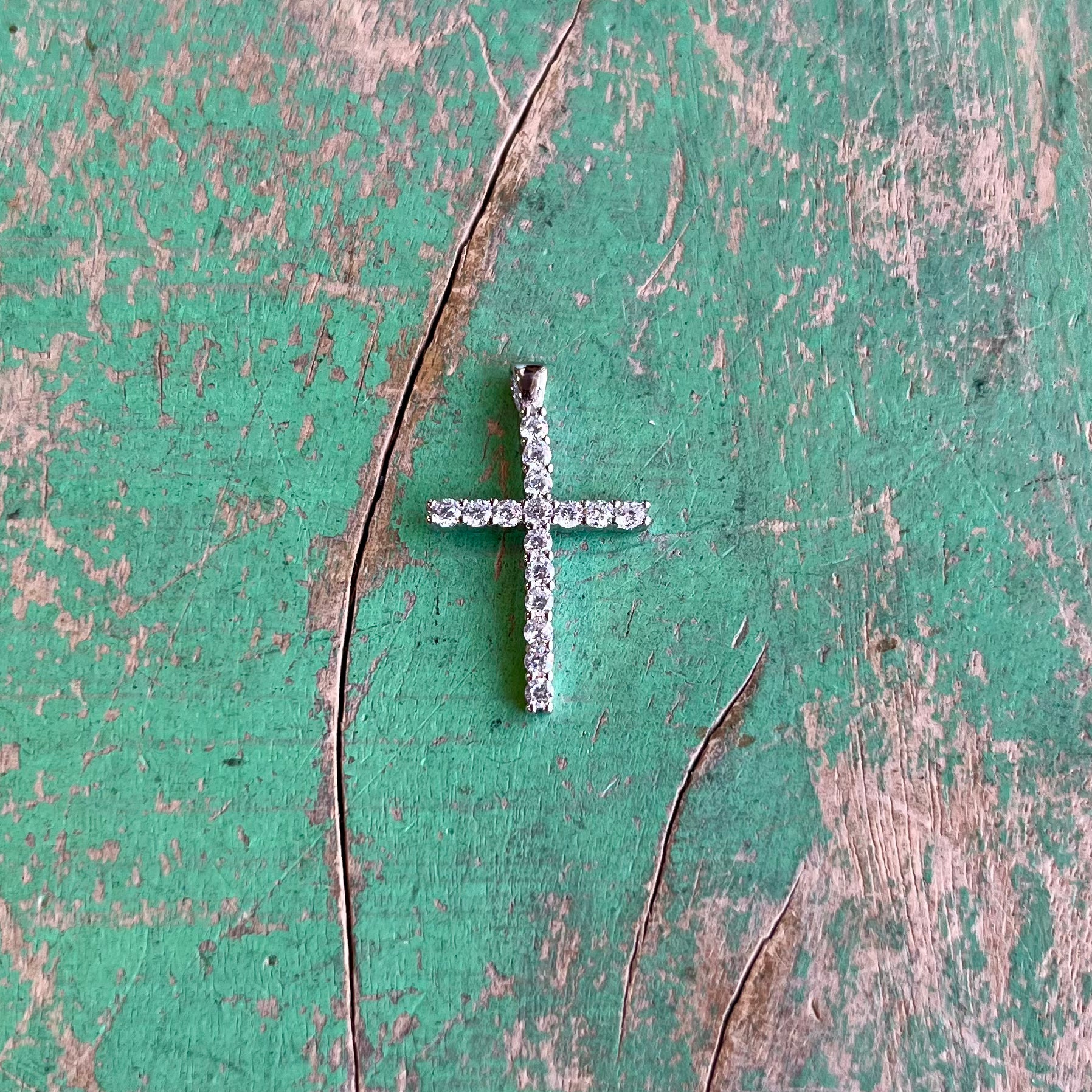 Sterling Silver Shining Cross Pendant
